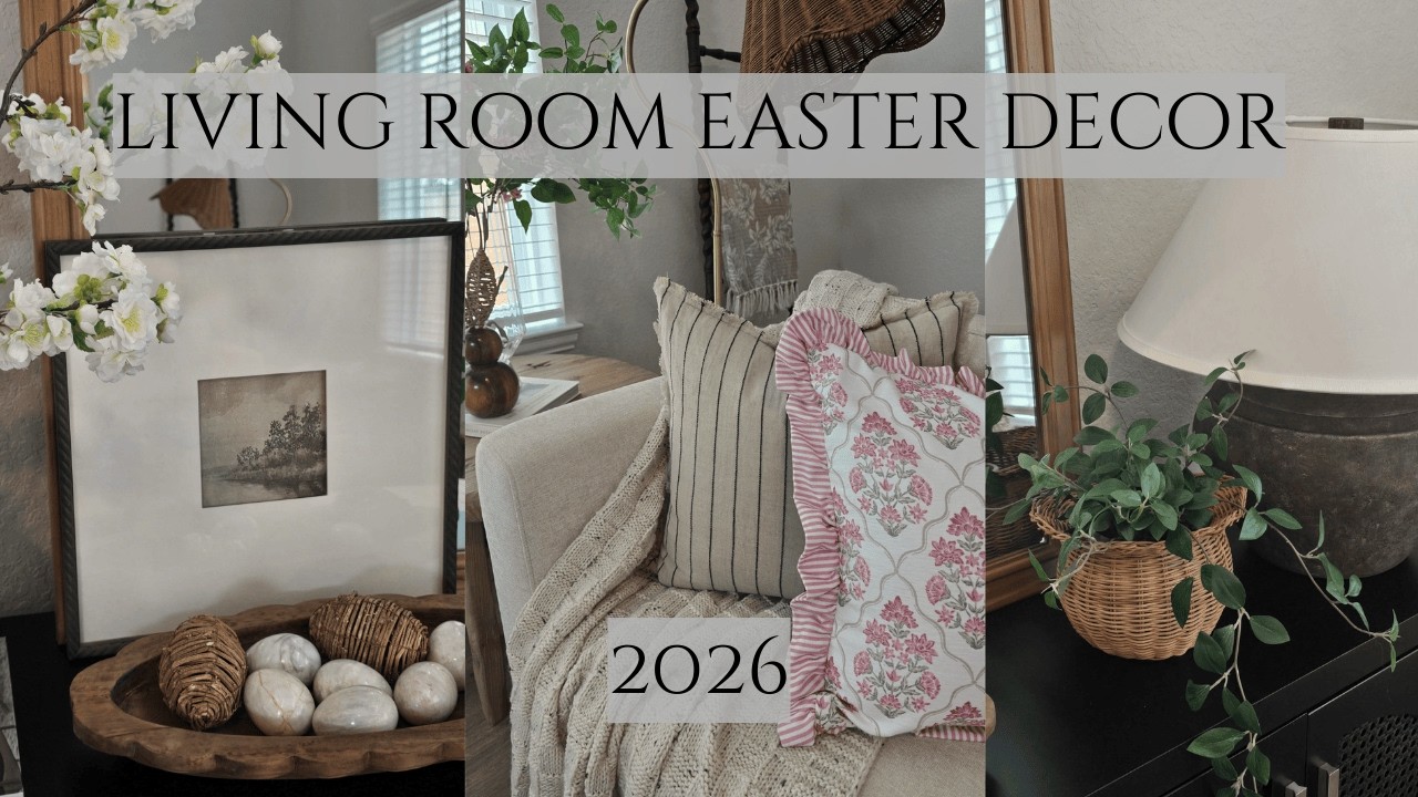 Easter Living Room Decor Ideas 🌷 | Elegant Spring Home Decorating
