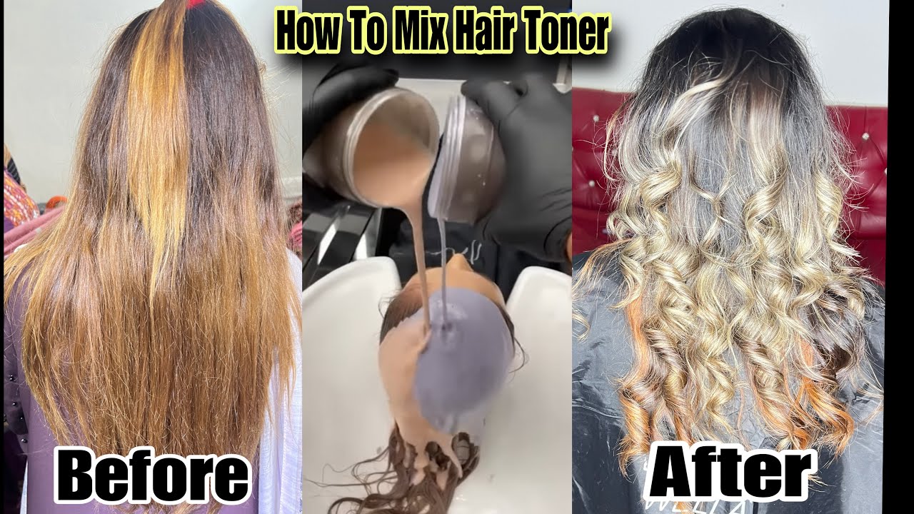 How To Make Hair Toner Step-by-Step Detail // Hair Colour Toner Banane   Ka Tarika // Hair Toner