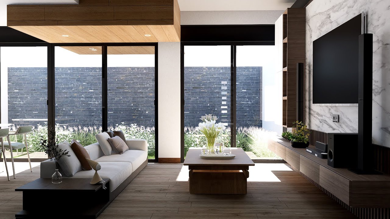 CASA MODERNA 7 X 19 / etapa 1 / planta baja