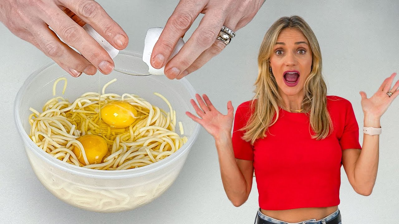 Когда у меня дома только яйца и макароны 🥚🍝