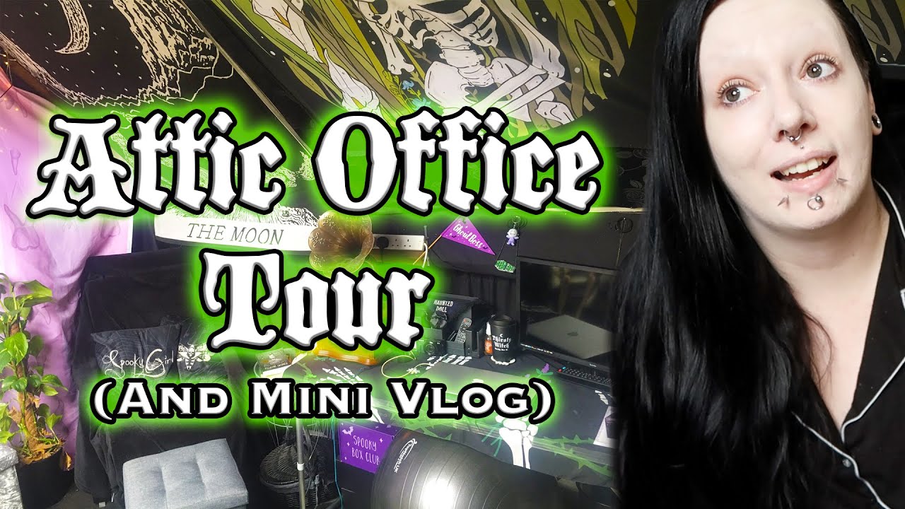 ATTIC STUDIO TOUR & MINI VLOG | Toxic Tears