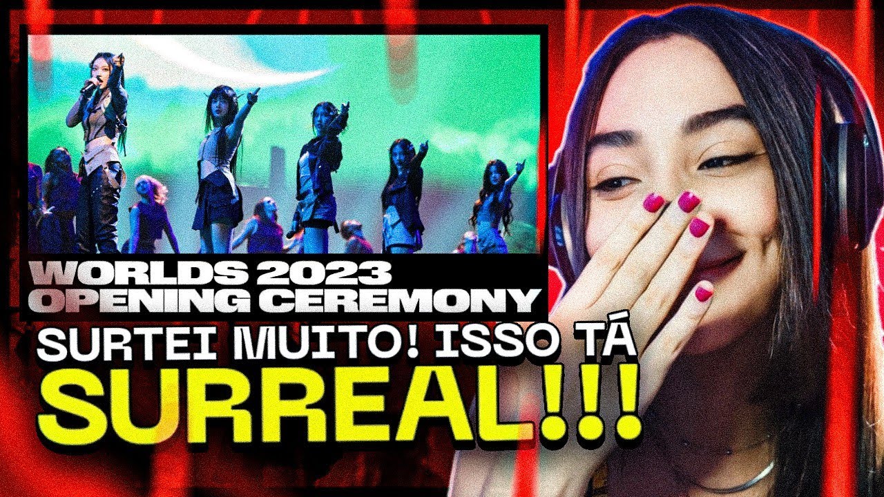 NUNCA VI NADA ASSIM! Cerimônia de Abertura das Finais do Mundial 2023 ft. NewJeans, HEARTSTEEL REACT