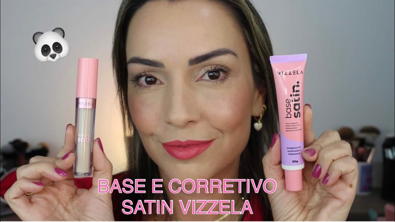 BASE E CORRETIVO SATIN VIZZELA: TESTANDO LANÇAMENTOS