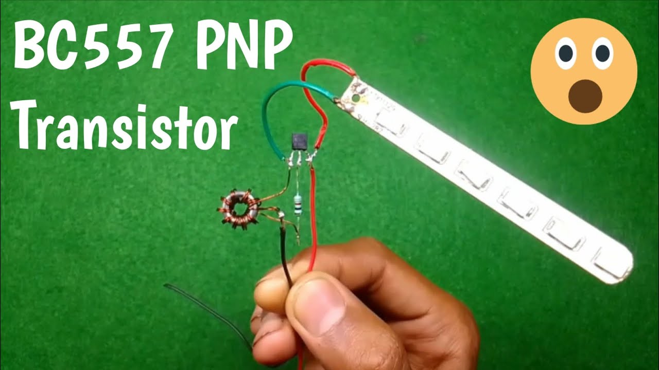 PNP Transistor Joule Thief Circuit. Part 1
