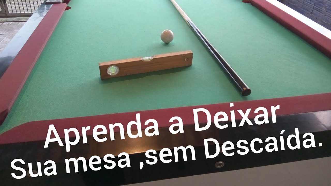 Dica , Fácil de Nivelar Sua Mesa 😃🎱