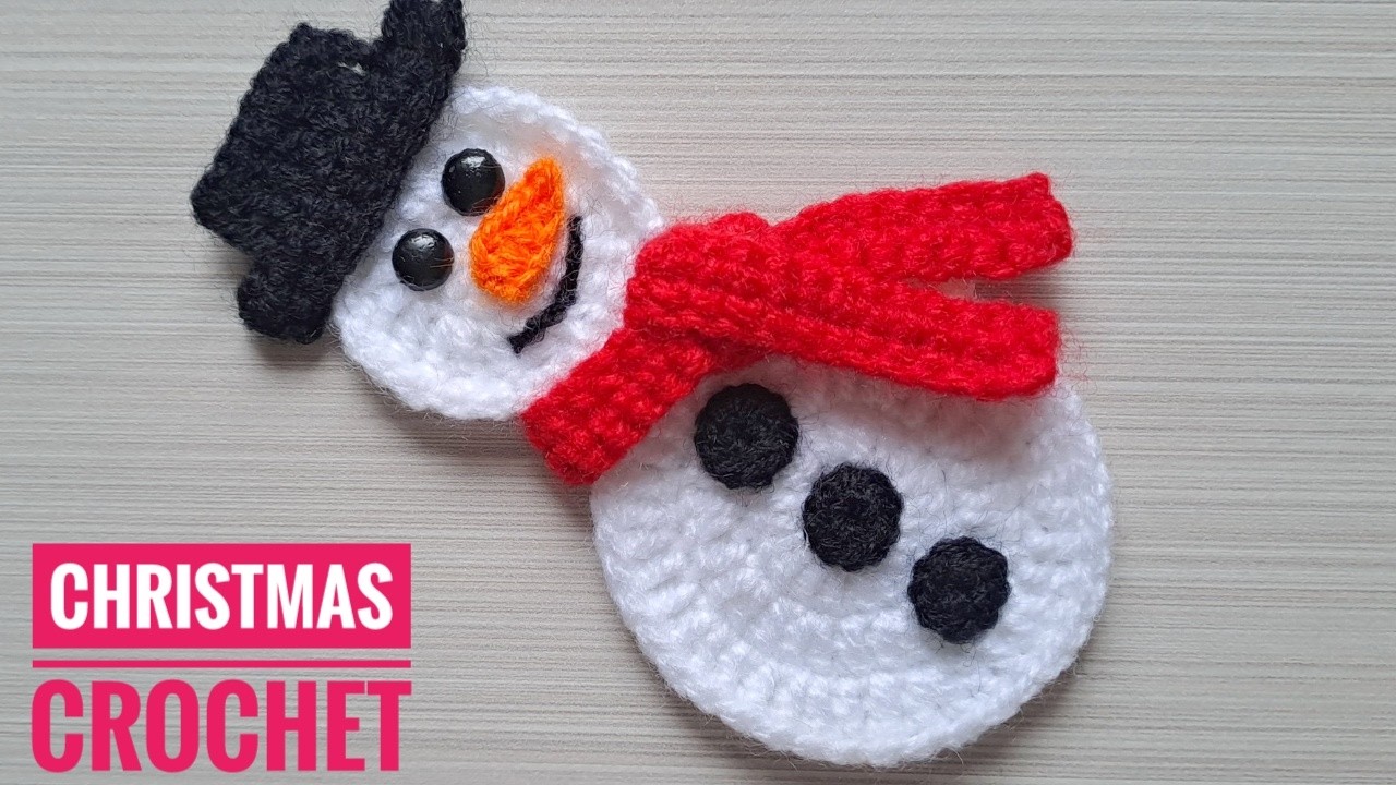 🌲Adorno Navideño/Muñeco de Nieve ☃️ a Crochet/Ornaments Christmas Crochet/Natale Crochet