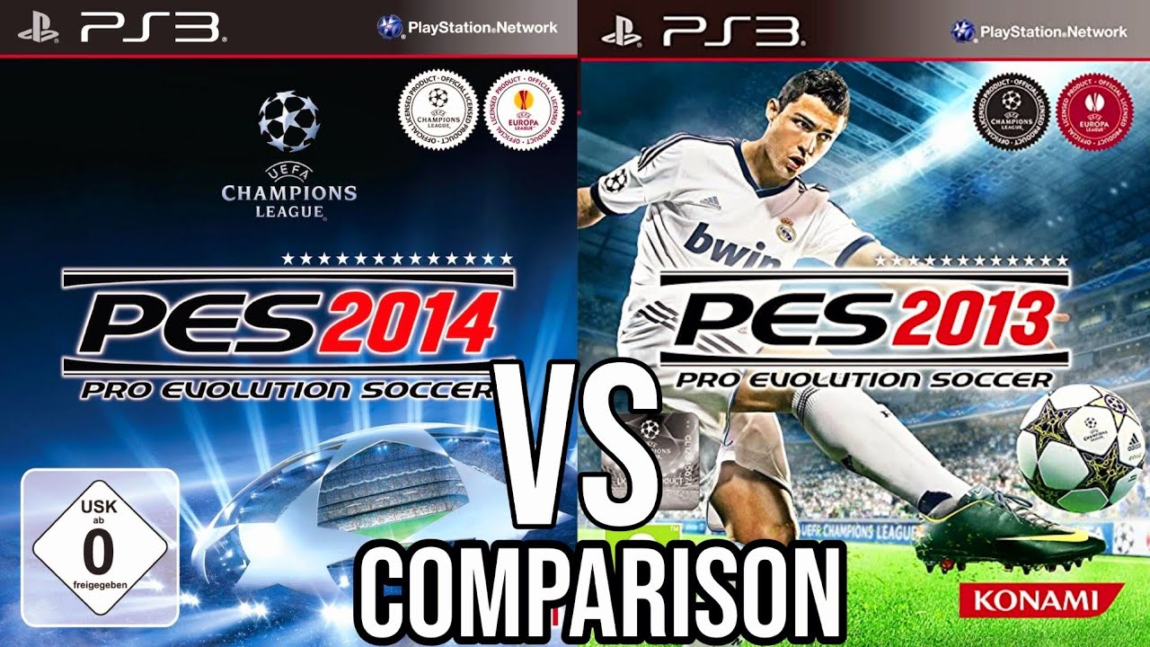 PES 2014 против 2013 PS3