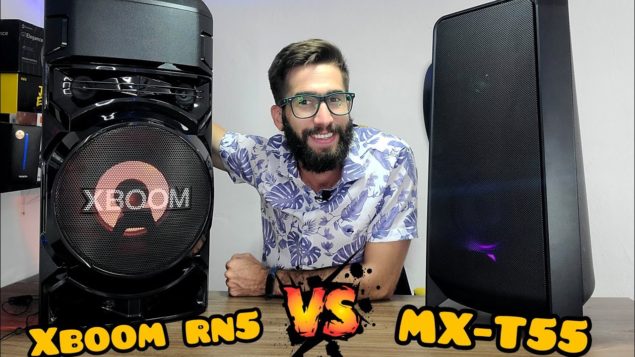 LG XBOOM RN5 Vs SAMSUNG TOWER MX-T55: Qual caixa de som é melhor? (Comparativo)