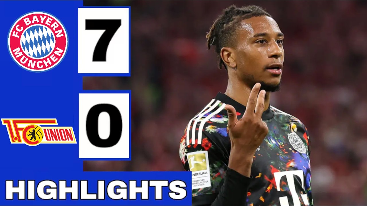 Bayern - Union Berlin 7-0 Highlights | Bundesliga 2026/27 | Bayern Munich Union Berlin