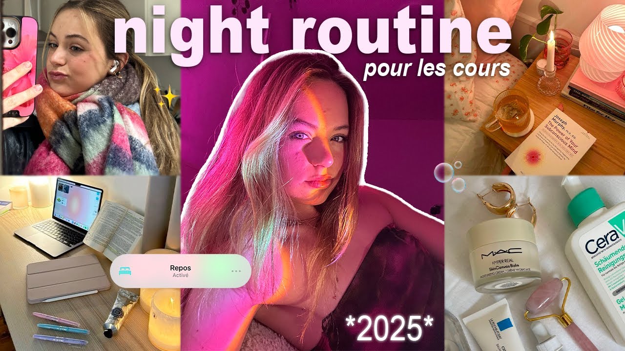Ma NIGHT ROUTINE pour les cours 2025 ☾⋆⁺₊✧