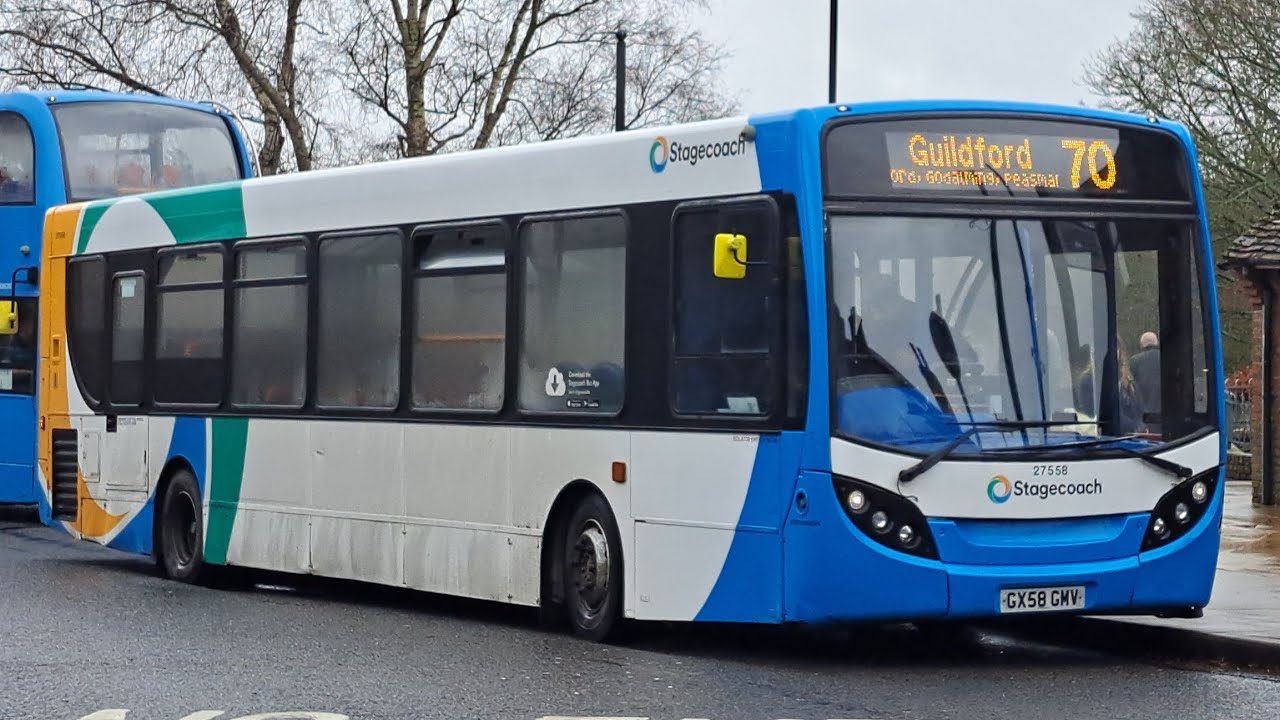 *recently returned* Stagecoach South 27558 GX58 GMV - Route 70 Midhurst - Guildford