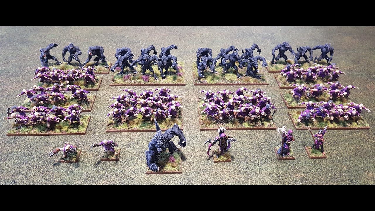 Kings of War - Mantic Werewolves & Ghouls Undead Army