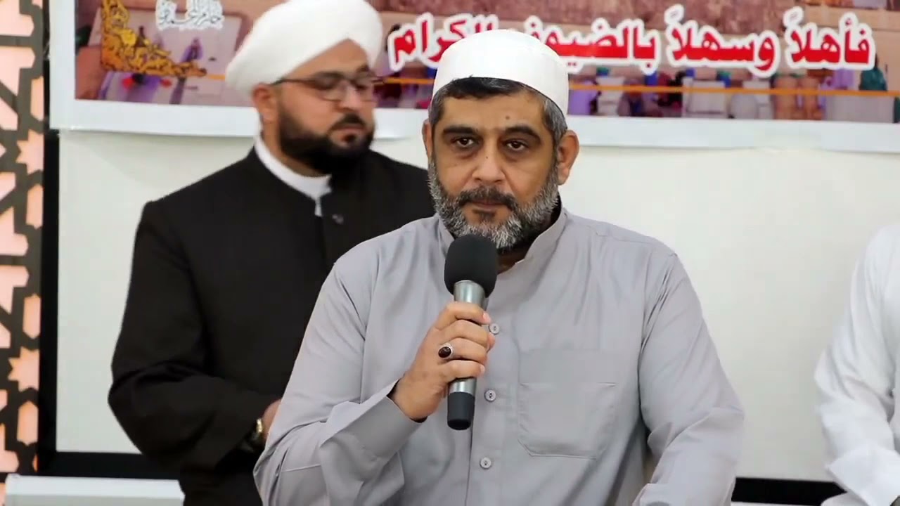 تلاوة لفضيلة الشيخ د.سعدون جمعة الحلبوسي في الحفل الختامي لطلبة الدورة القرآنية في جامع المدلل