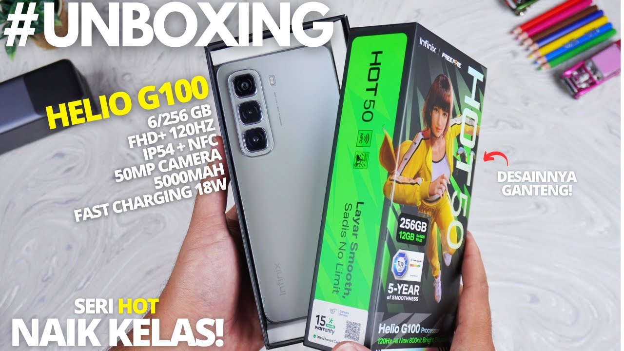 SERI HOT NAIK KELAS!🔥 UNBOXING Infinix Hot 50 Indonesia + Tes Kamera, Infinix Makin ON FIRE!