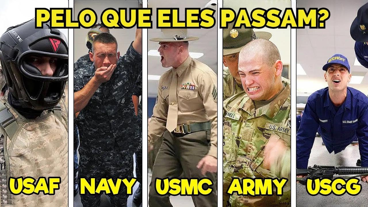 Qual é o nível de dificuldade dos campos de treinamento militar nos EUA?