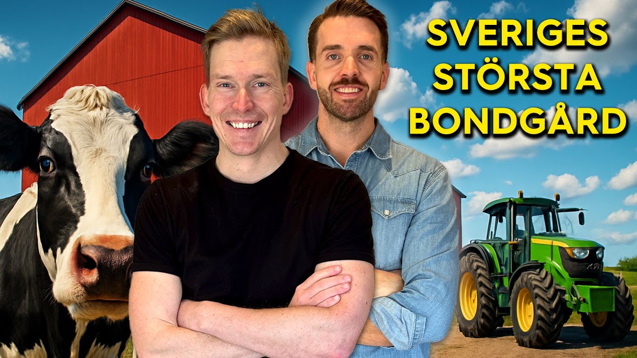 VI BESÖKER SVERIGES STÖRSTA BONDGÅRD!