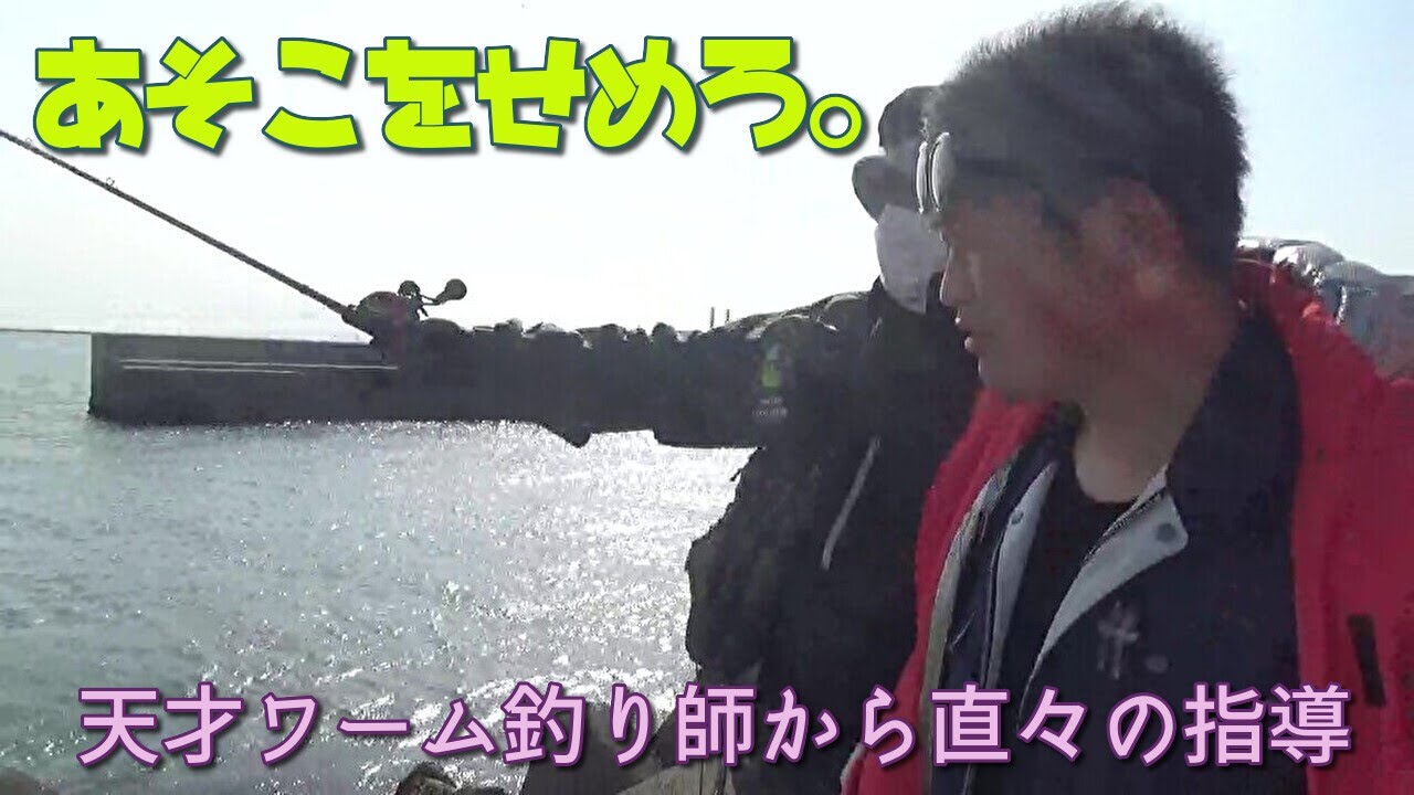 【漁港ワーム釣り】海藻が多い時の釣り方