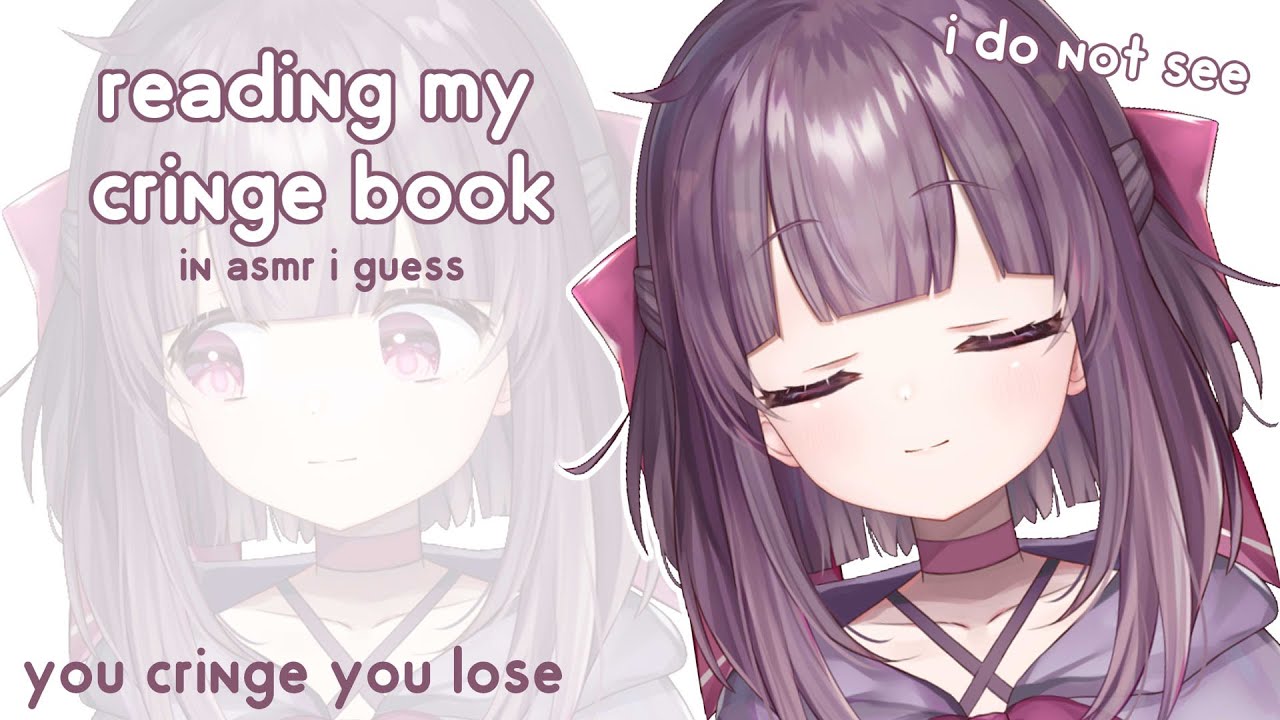 reading my cringe book in asmr i guess.. don't bully me and don't steal my cool ocs... 🎀 vtuber