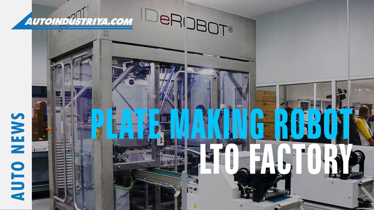 IDeROBOT - LTO Philippines license plate making machine