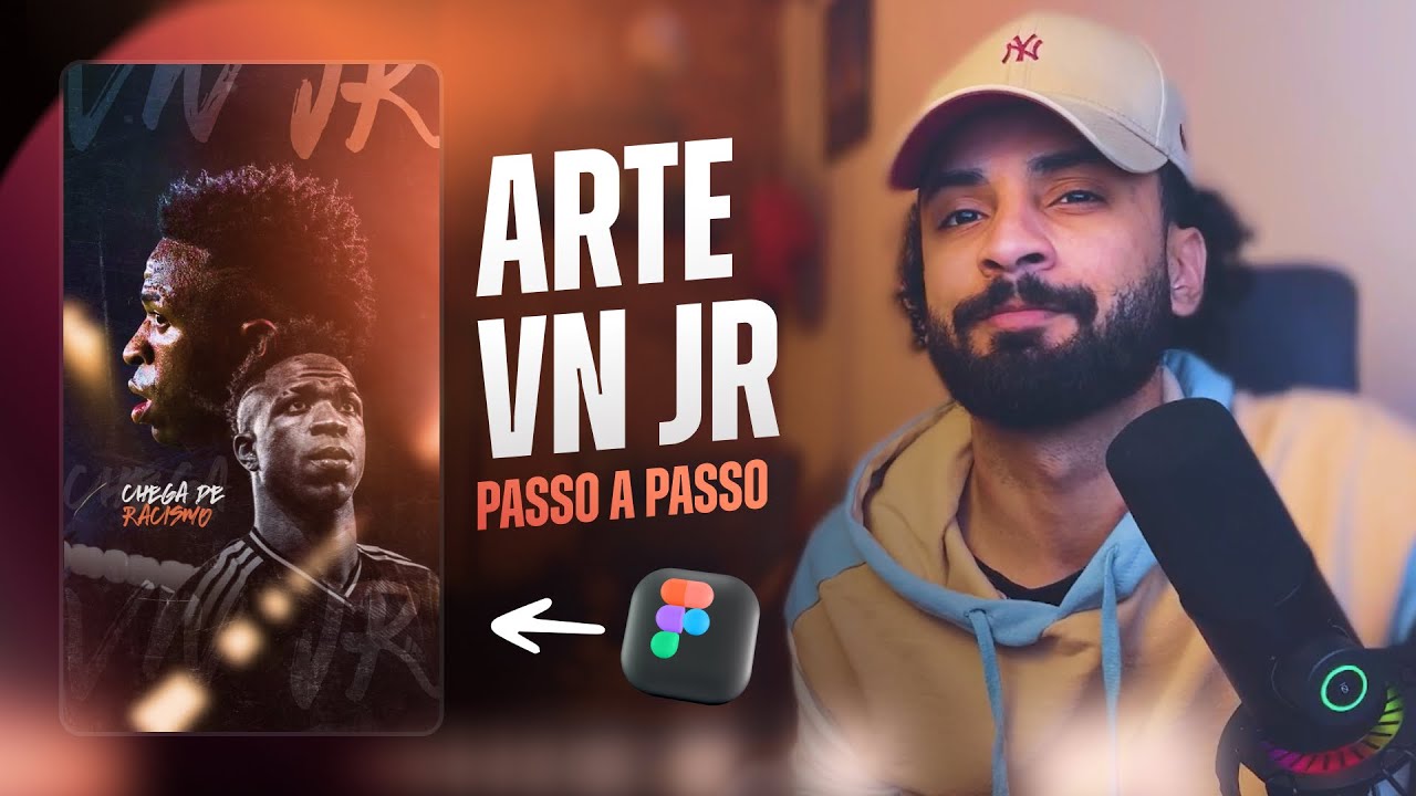 Tutorial: como fazer a ARTE do Vini Jr no Figma