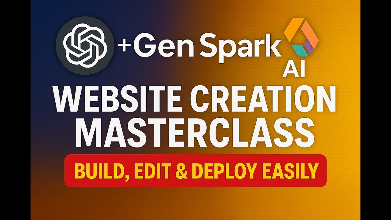 ChatGPT + GenSparkAI Website Creation Masterclass | Build, Edit & Deploy Easily