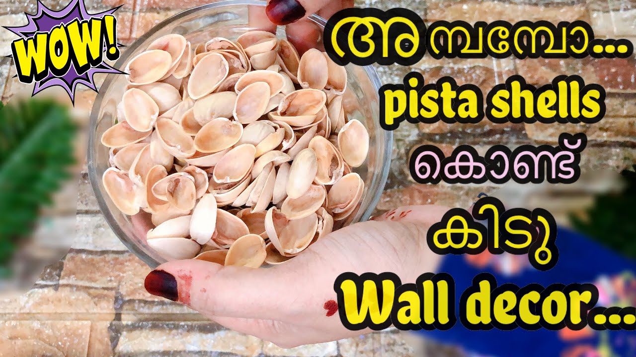 DIY-Pista Shell Wall hanging | Quick & Simple Wall decor from Waste Items | Pistachio crafts ideas |