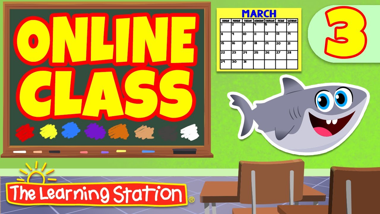 Online / Virtual Class Learning #3 ♫ Brain Breaks & Learning ♫ Kids Songs by The Learning Station