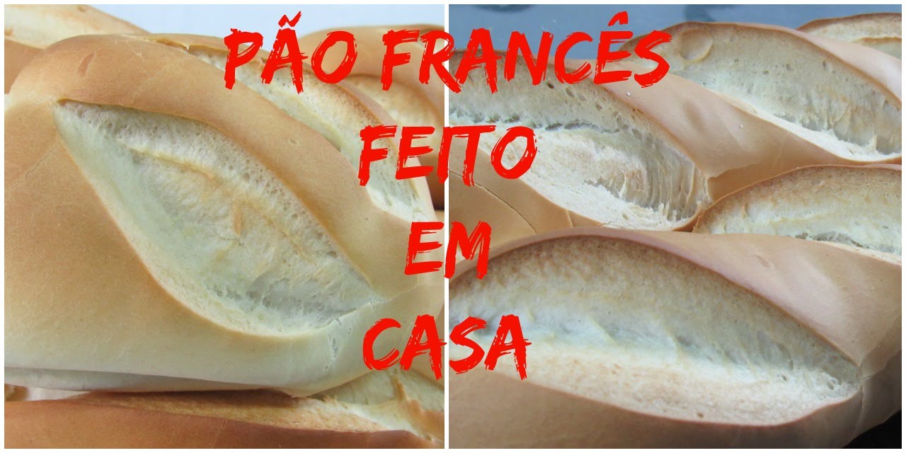 PÃO FRANCÊS FEITO EM CASA-HD