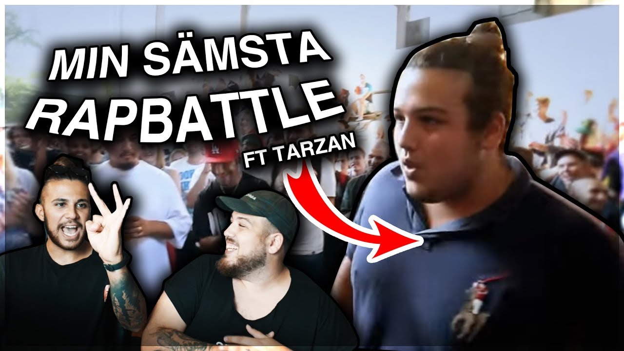 REAGERAR PÅ MIN SÄMSTA RAP-BATTLE  [med TARZAN]