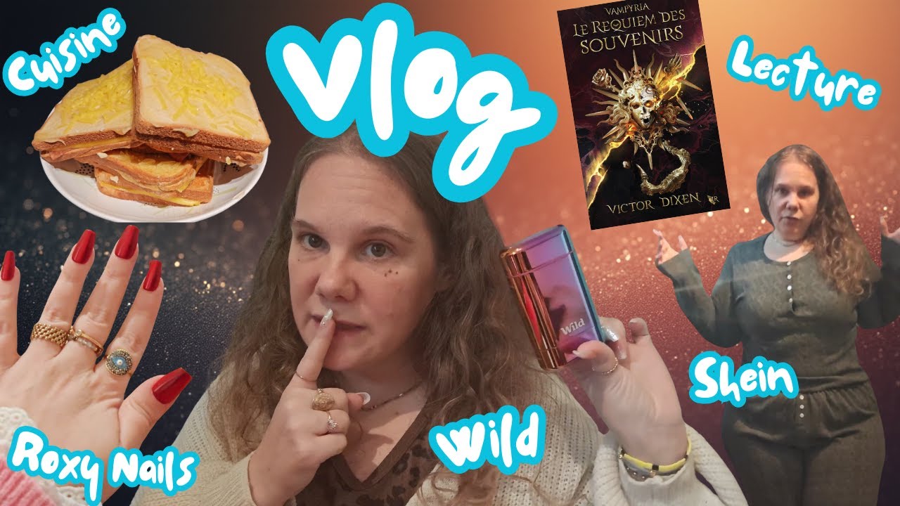 Vlog : Des réceptions, de la lecture, un peu de cuisine et un retour médiathèque !