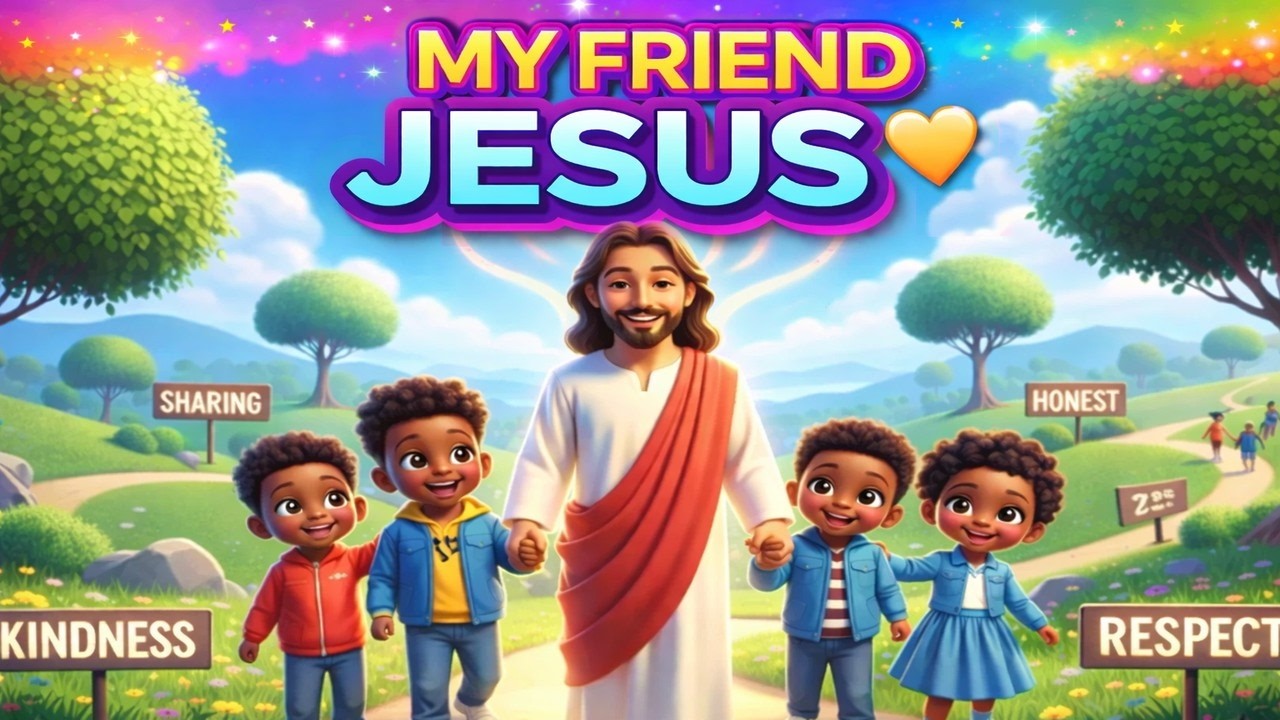 I Love Jesus, He’s My Friend 💖| Kids Afrobeat Praise Song | Jesus Loves Me