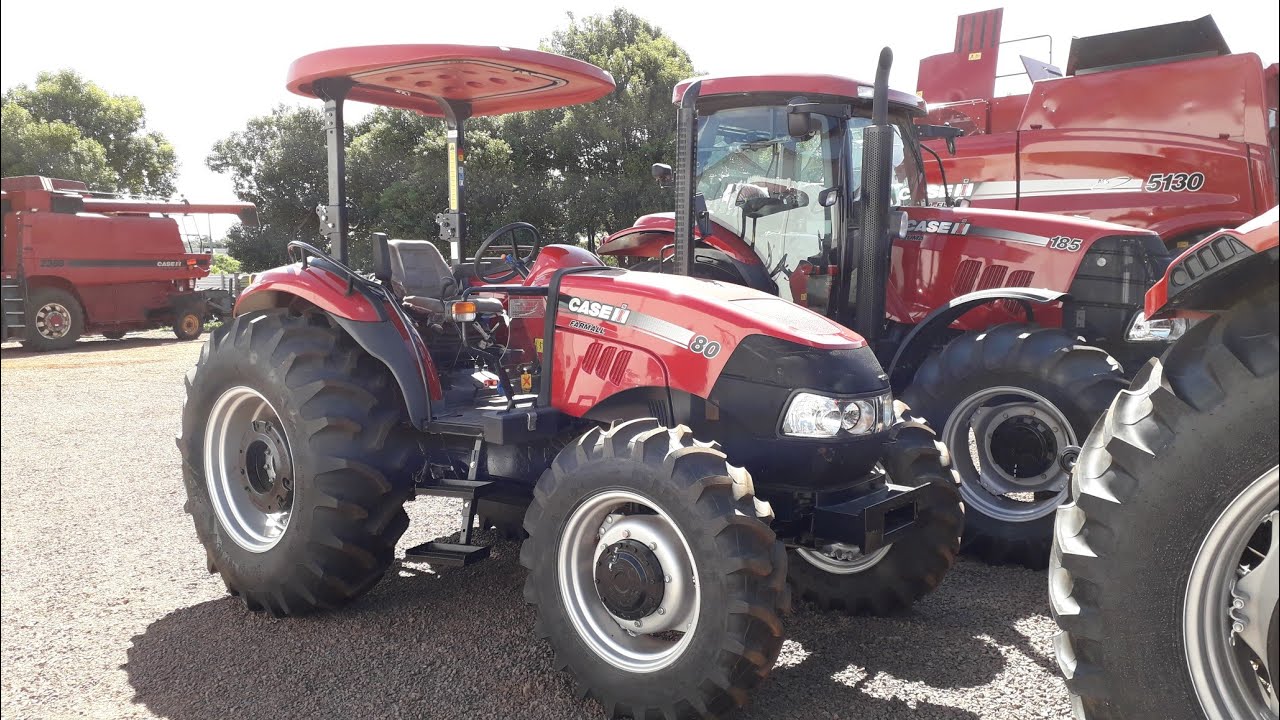 Case IH 80 Farmall 12x4 plataforma  em detalhes Toledo pr