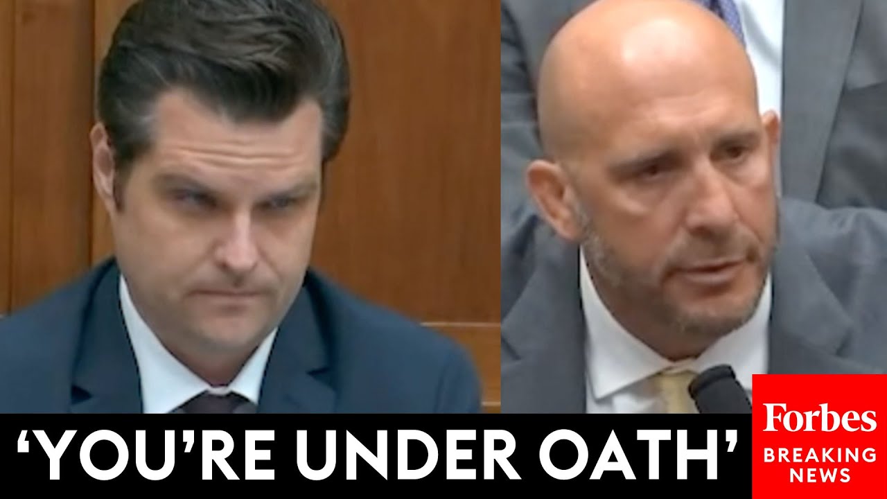 Matt Gaetz Asks Witness Point Blank If He Wasn't Given Promotions For 'DEI Reasons'