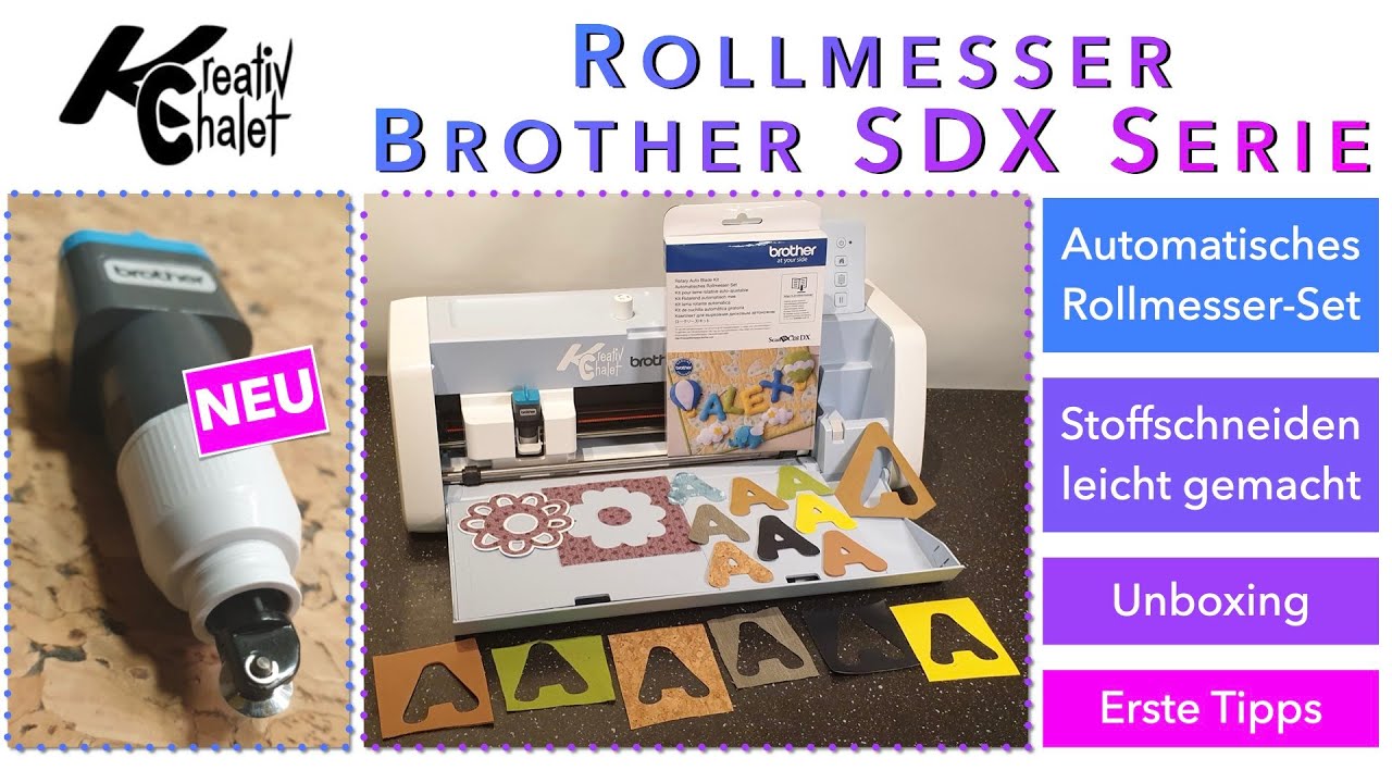 Das neue Rollmesser f&uuml;r die Brother ScanNCut DX Schneideplotter