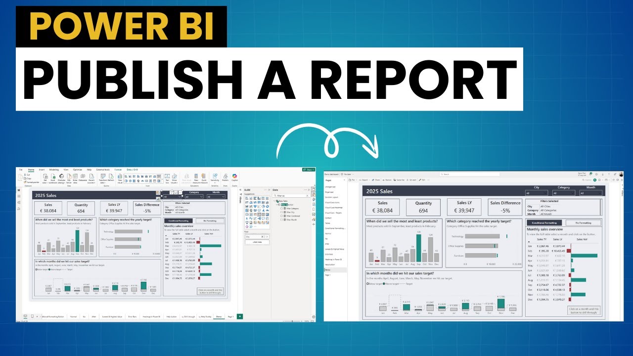 Publish a Power BI Report