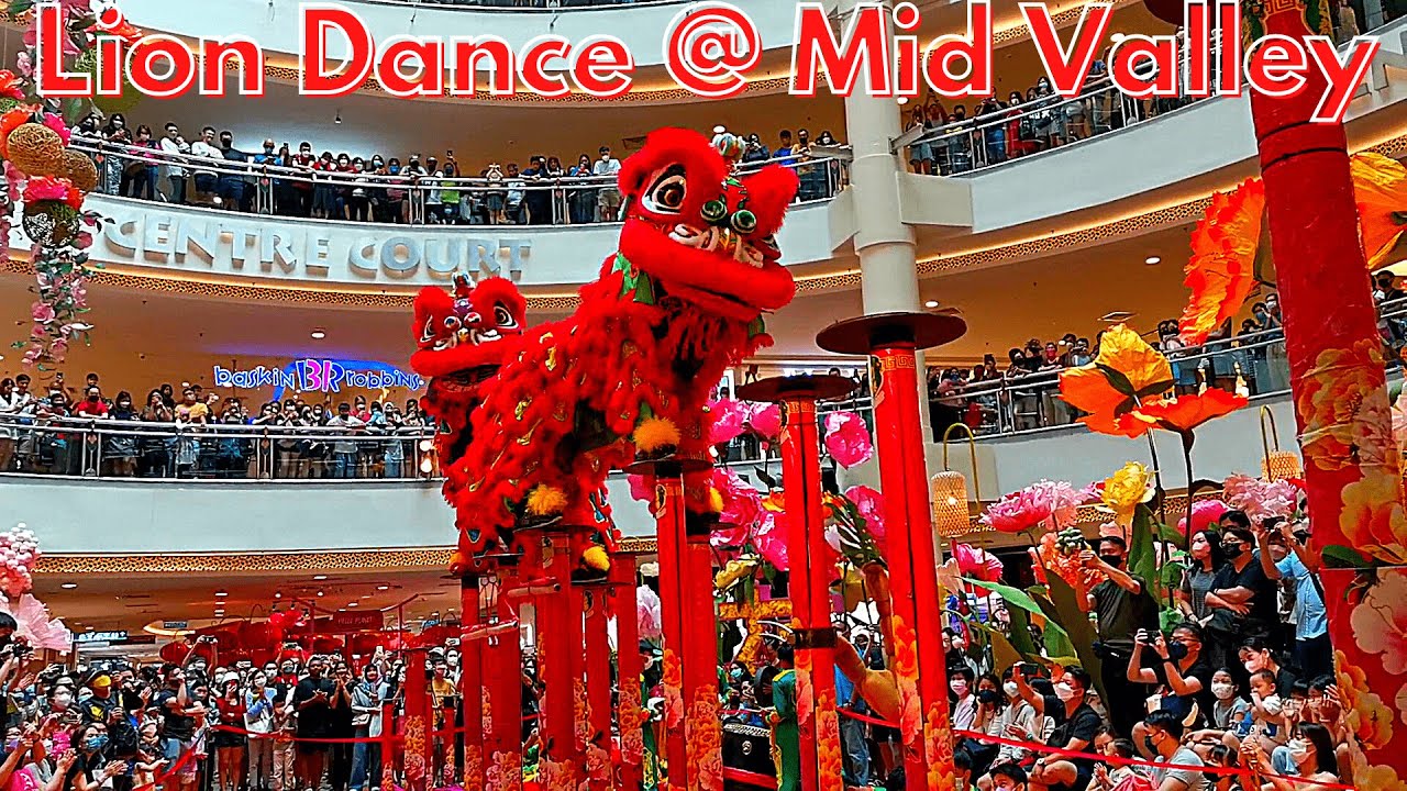 Kuala Lumpur Mid Valley Acrobatic Lion Dance 2023