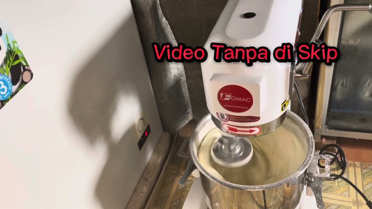 Review Pemakaian Planetary Mixer  Fomac DMX-B10|| 5 menitan udah ngembang