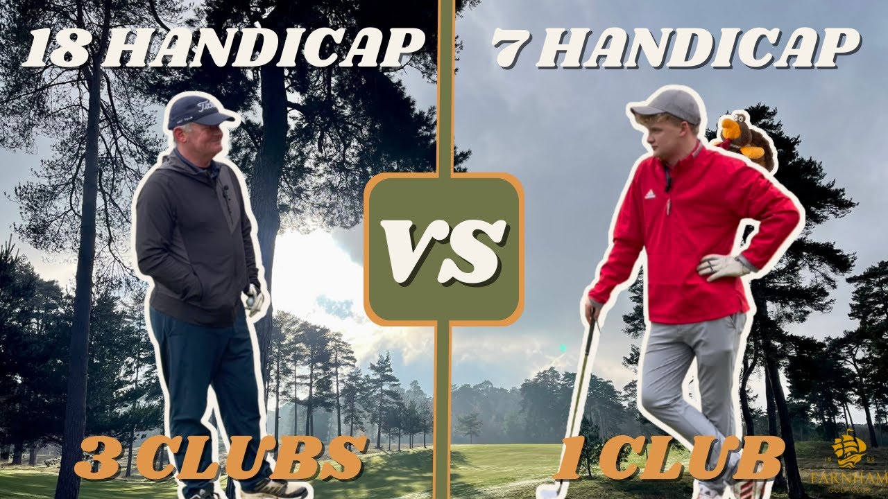 1 vs 3 Club Challenge | 3 Hole Match Play at Farnham Golf Club