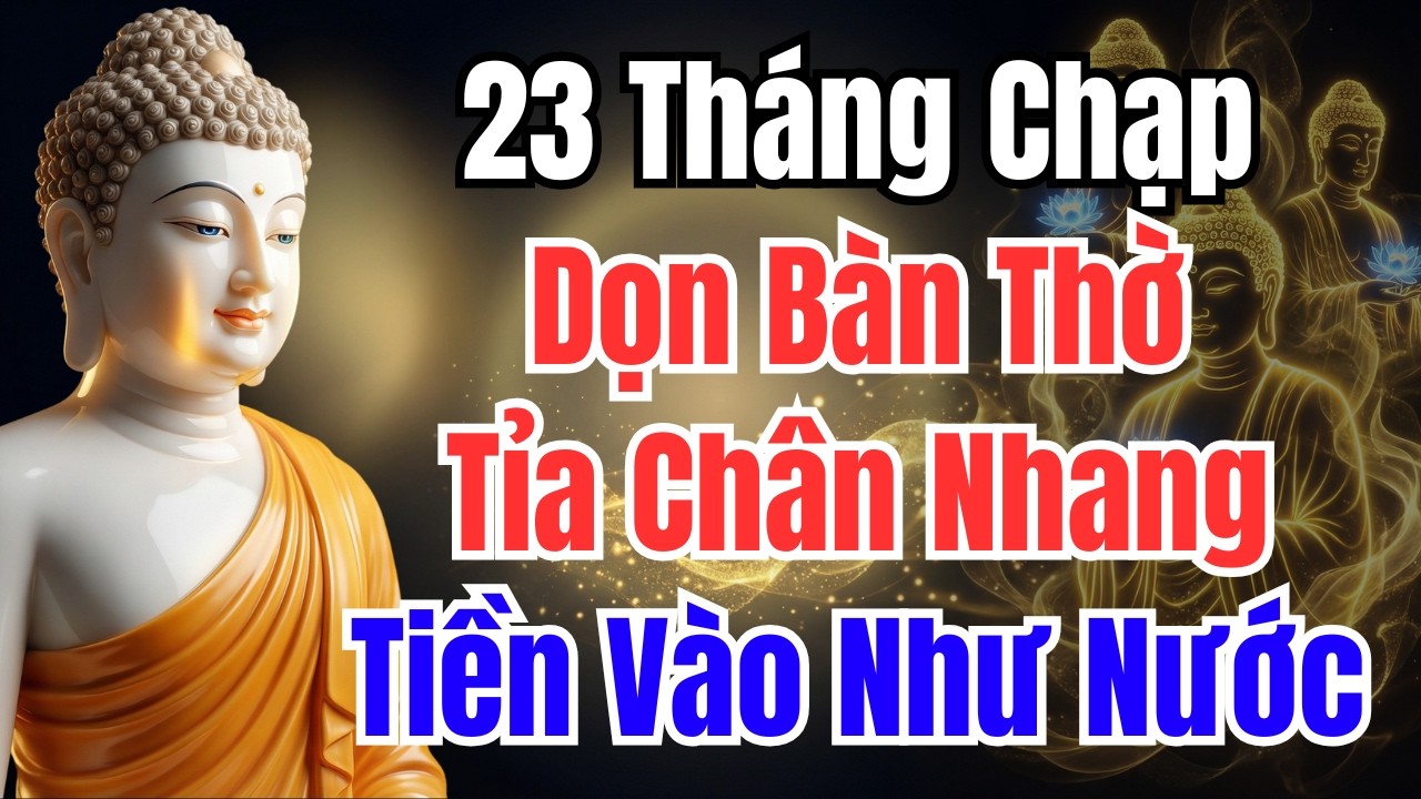 23 THÁNG CHẠP: Dọn Bàn Thờ, TỈA CHÂN NHANG ĐÚNG CÁCH, Tài Lộc Vào Nhà