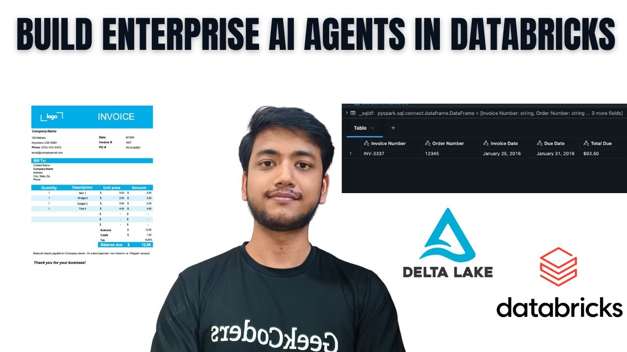 Создание корпоративных ИИ-агентов в Databricks | Демонстрация анализа счетов