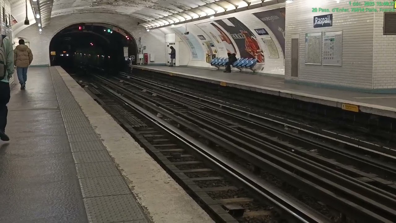 Ismaël Dans les Transports 545 : Raspail Dans le Froid Intense 