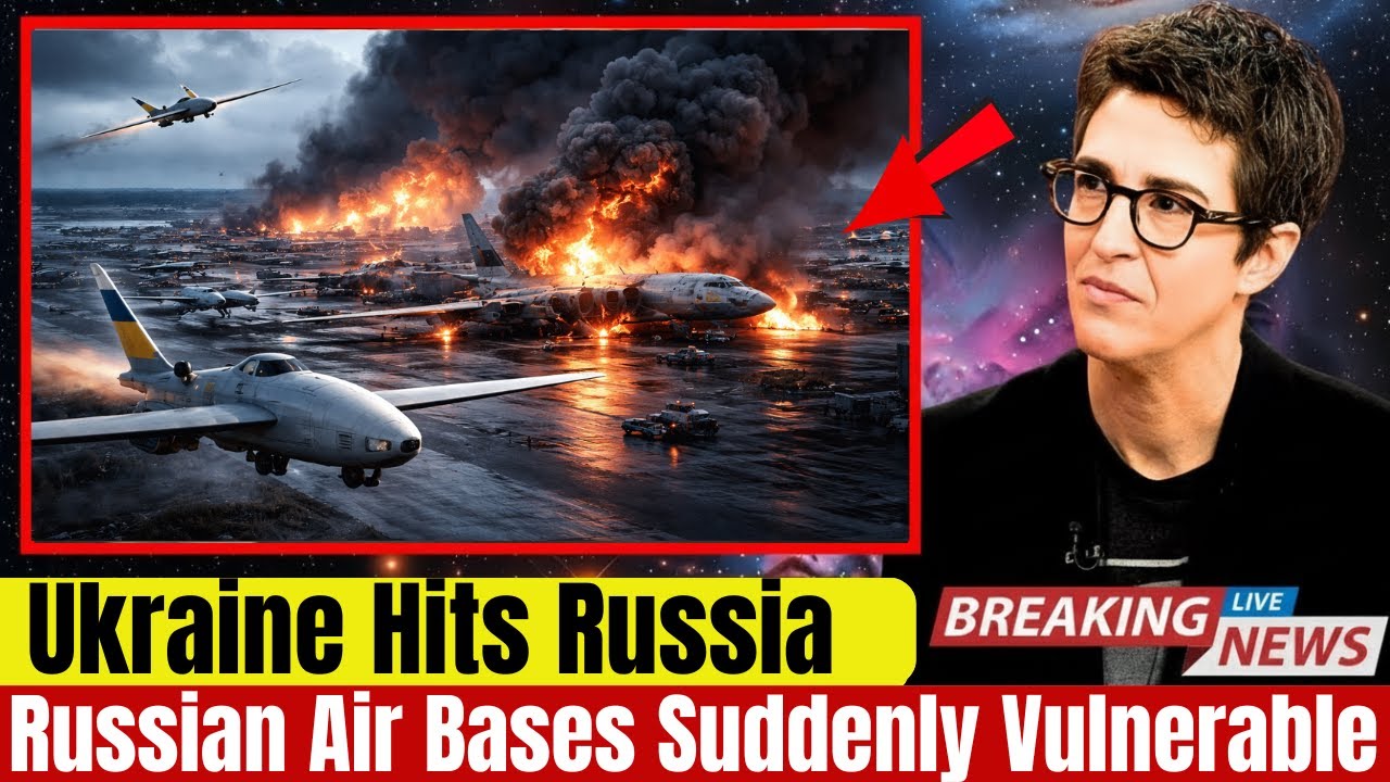 Ukraine’s Bold Strike Back: Russian Airfields Hit Far From Front | Rachel Maddow
