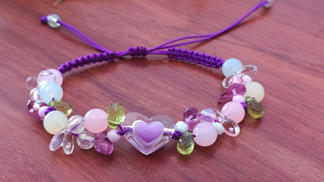 DIY Macrame Bracelet With Bead / How To Make Macrame Bracelet With Bead/ Beaded Bracelet