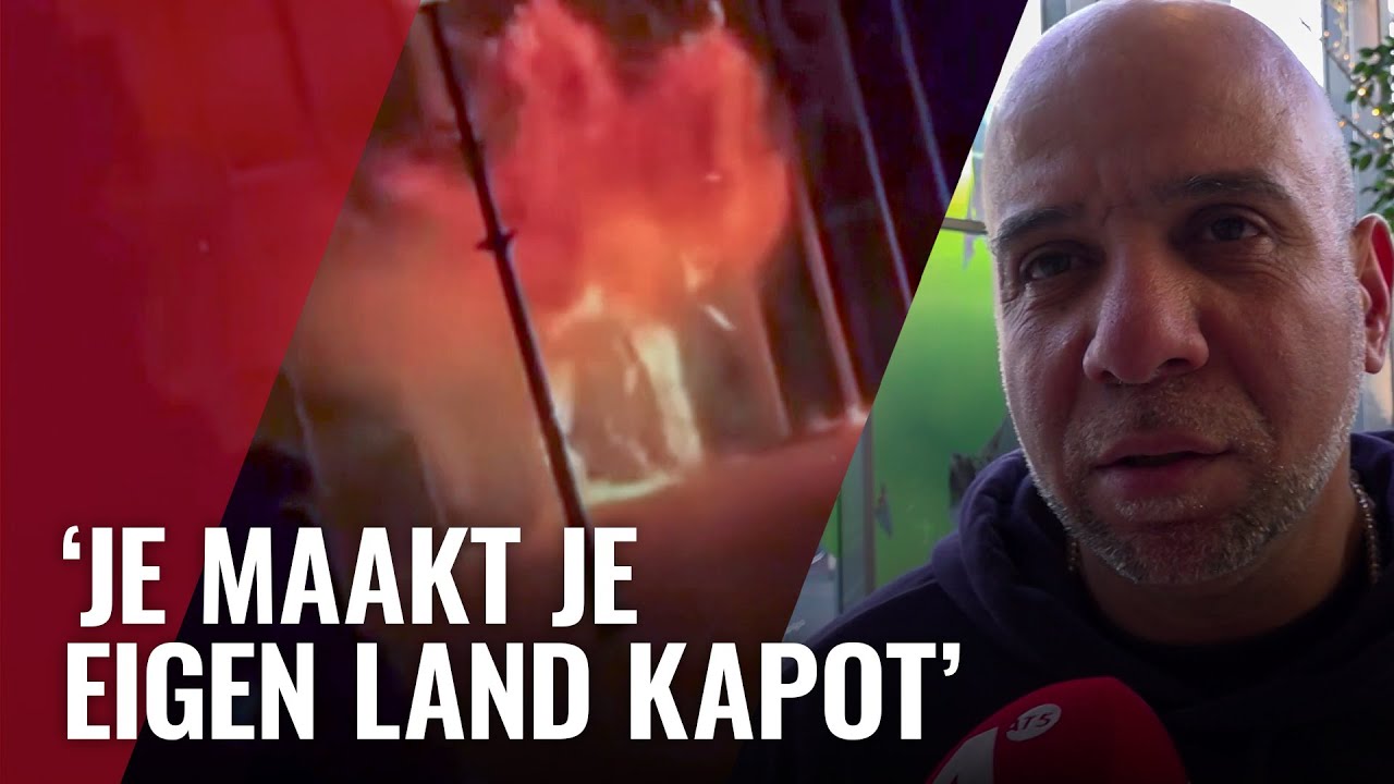 Entree winkelcentrum opgeblazen met zwaar vuurwerk
