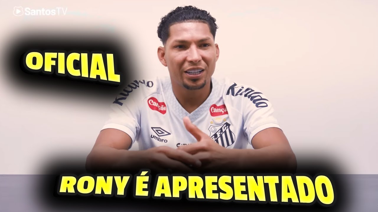 RONY JÁ TREINA NO SANTOS E FALA DA SUA ESPECTATIVA- QUANDO ESTREIA ?
