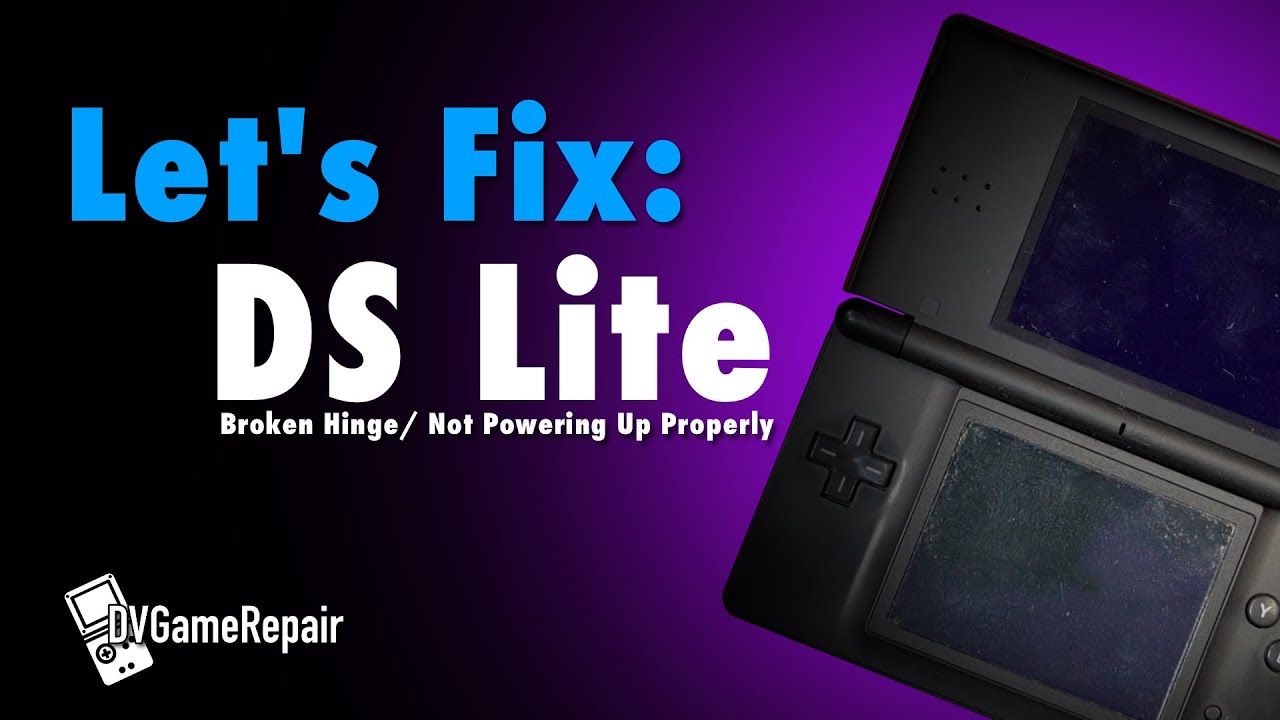 Fix It Friday: DS Lite Broken Hinge