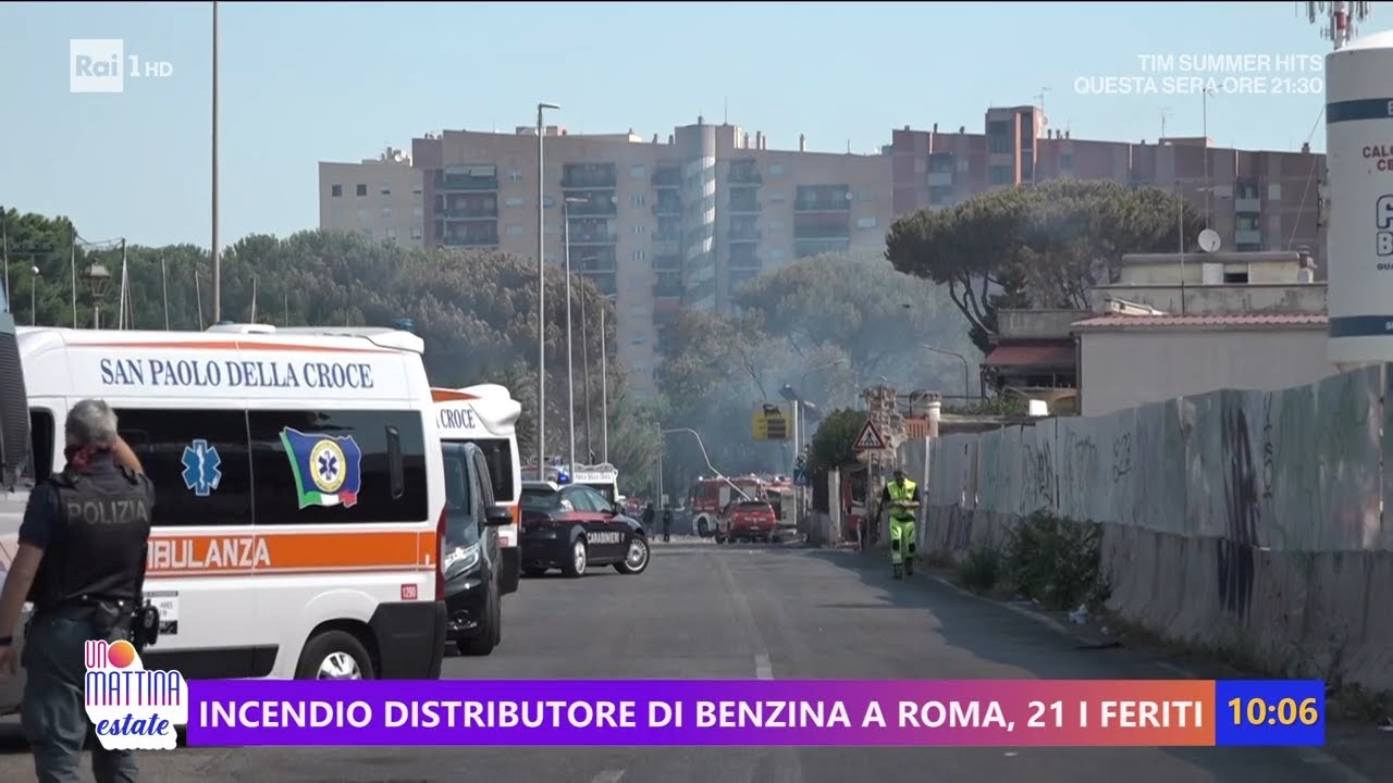 Esplosione a Roma: 21 feriti - Unomattina estate 04/07/2025