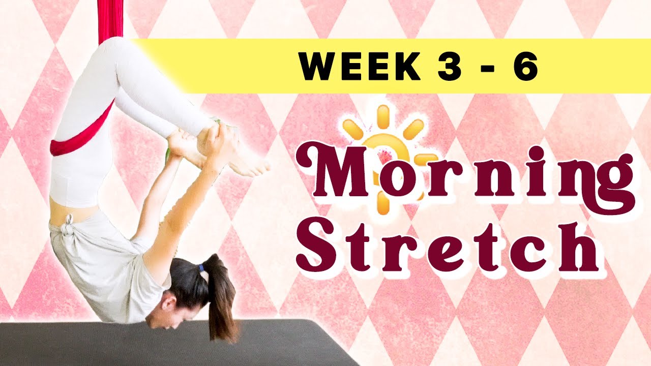 20 MIN Morning Stretch with Aerial Hammock - Back [Wk3.6]