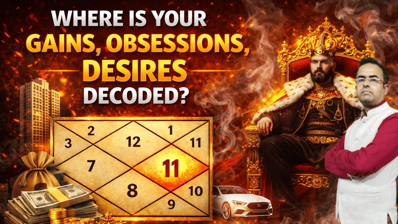 Where Are Your Gains, Desires & Obsessions Hidden in Birth Chart? I 11th House Secrets in Astrology