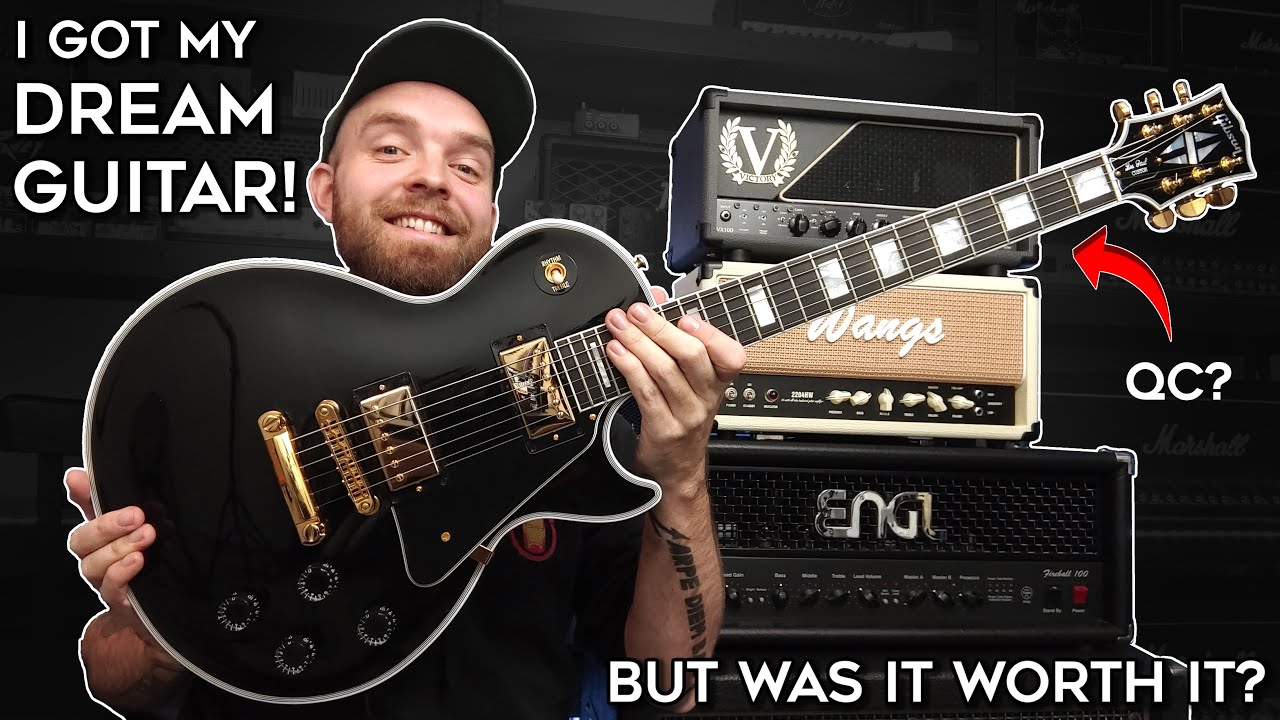 Обзор и демо GIBSON Les Paul Custom 2021! (Стоит ли цена?)